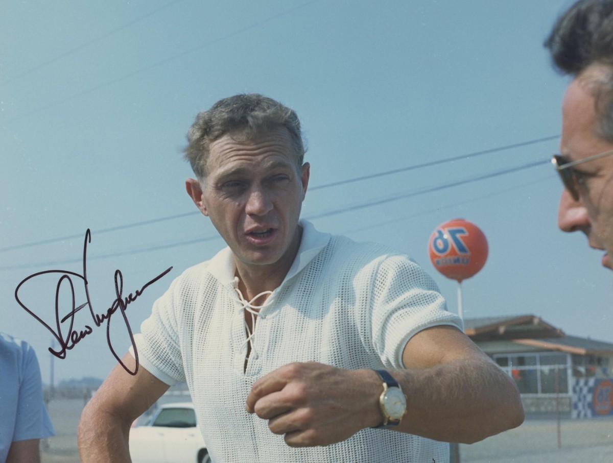 STEVE MCQUEEN Signed Paper COA Hologram main image 0