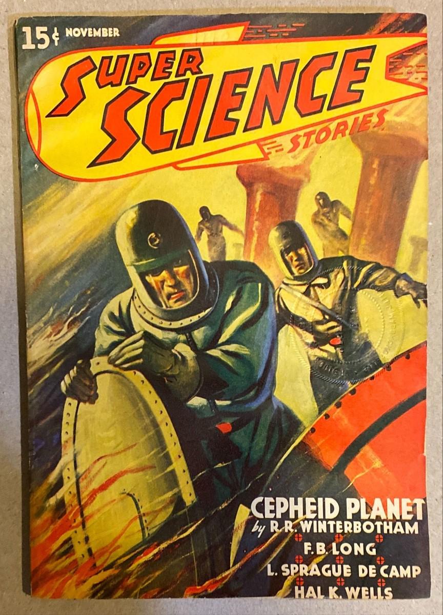 Super Science Stories original November 1940 vintage pulp magazine V.2 ...