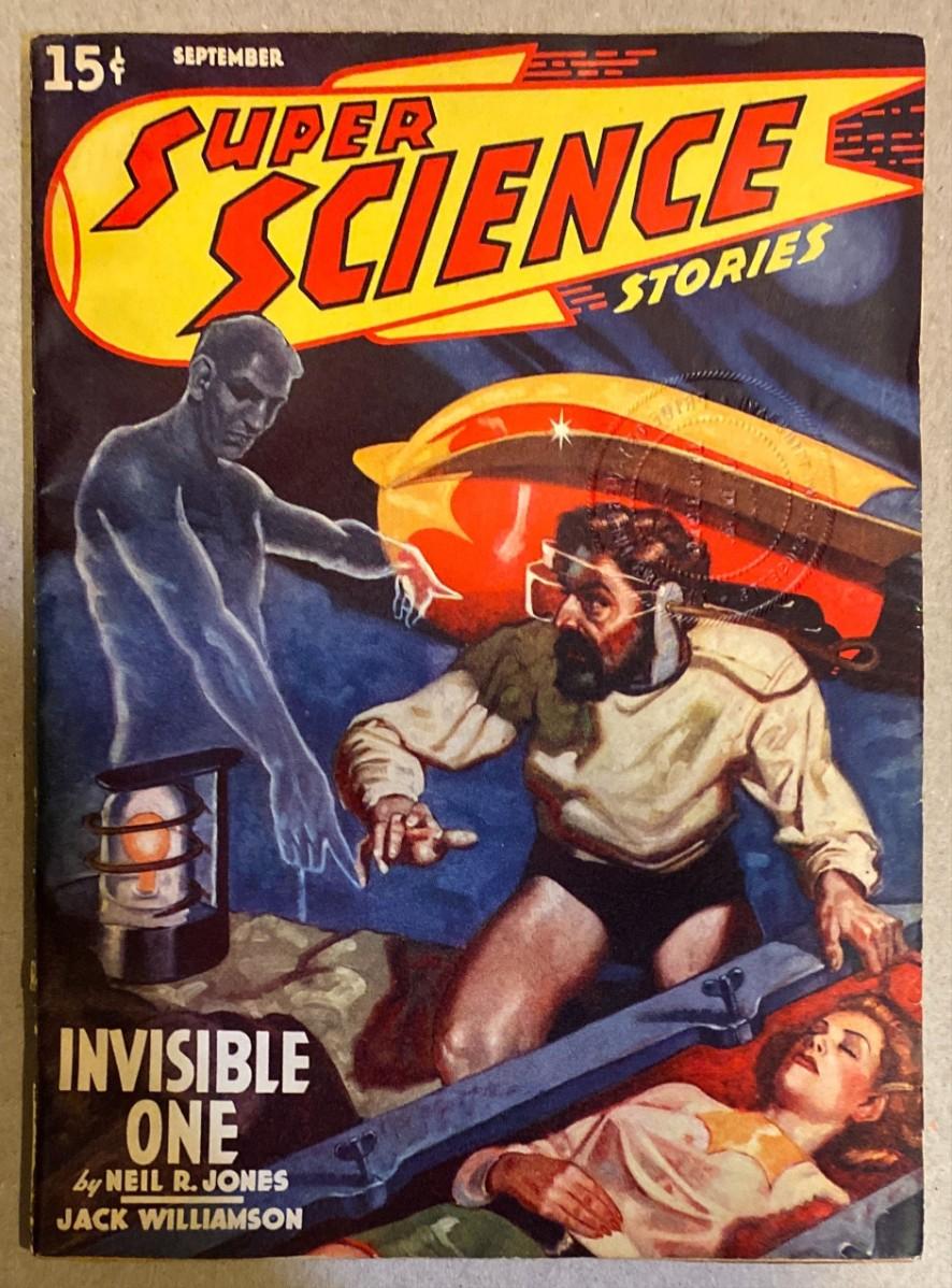 Super Science Stories original September 1940 vintage pulp magazine V.1 ...