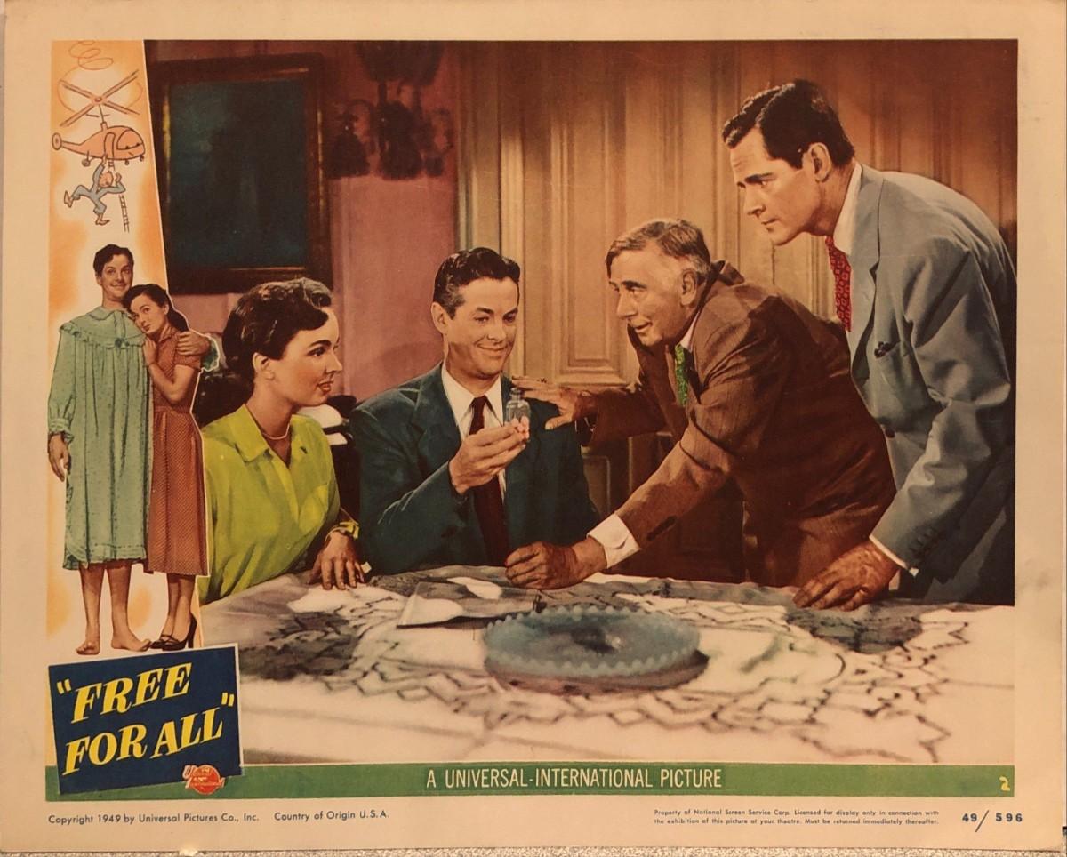 Free for All original 1949 vintage lobby card | EstateSales.org