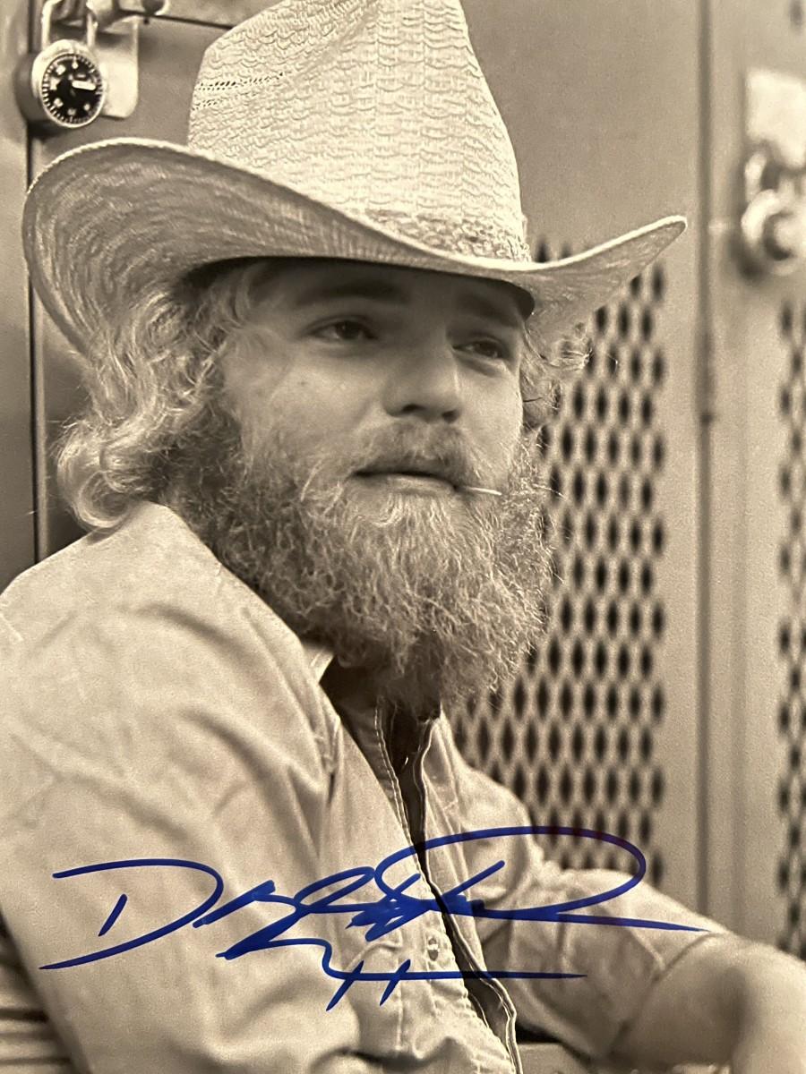 ZZ Top Dusty Hill signed photo