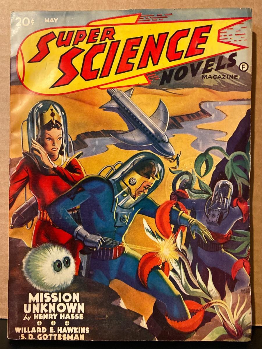 Super Science Stories Original May 1941 Vintage Pulp Magazine V 2 04