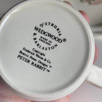 Wedgwood Beatrix Potter Peter Rabbit Etruda Barlaston Childâ€™s Set