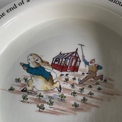 Wedgwood Beatrix Potter Peter Rabbit Etruda Barlaston Childâ€™s Set