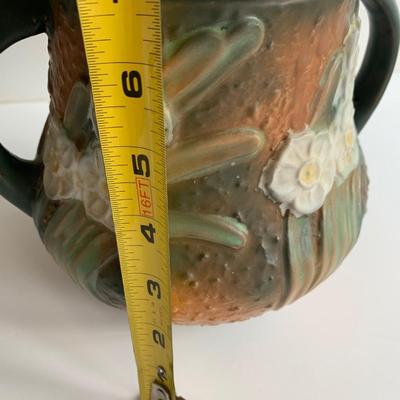 Large Double Handled Roseville Pottery
