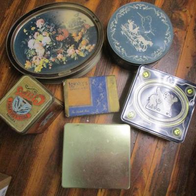Collection Of Tins - D