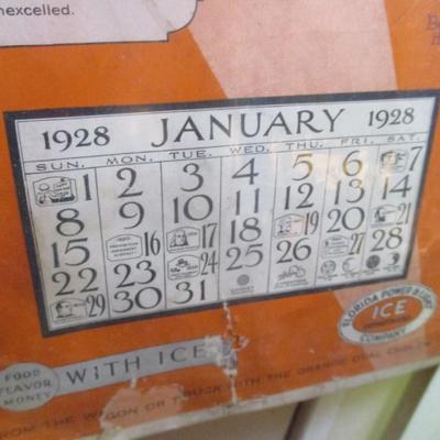 1928 Advertising Calendar - E