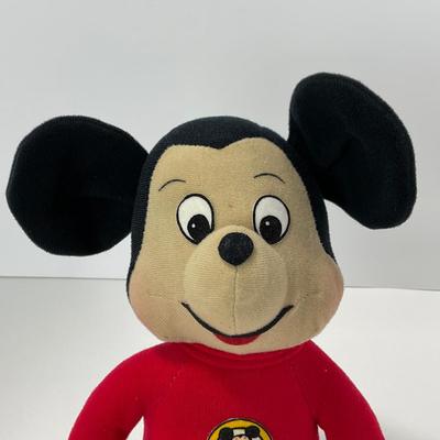 -5- COLLECTIBLE | 1976 Mickey Mouse Club Wind Up Musical Plush | Knickerbocker