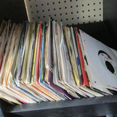 Collection Of Records 45's - E