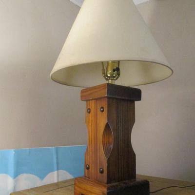 Wooden Lamp - F