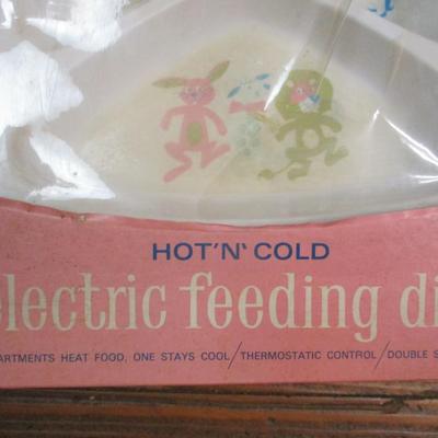 Vintage Crib Set Electric Feeding Dish - F