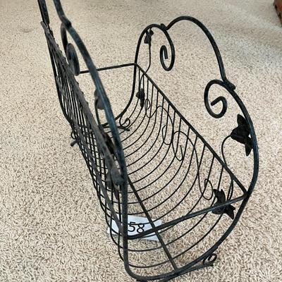 Metal Magazine Caddy