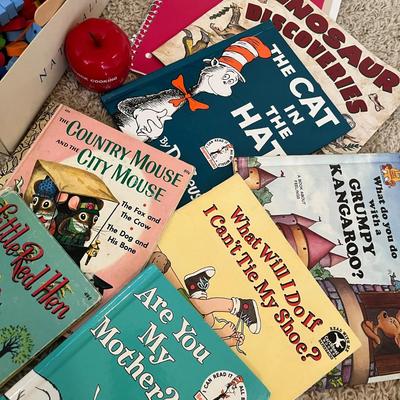 Kids Books and Wood Beads