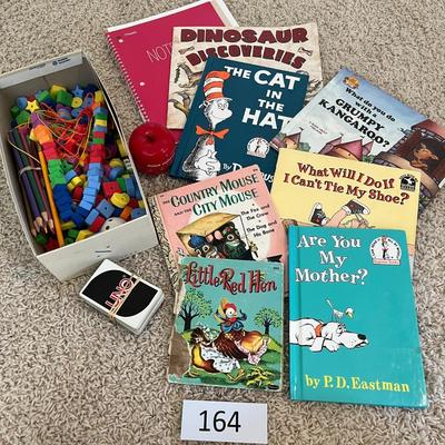 Kids Books and Wood Beads