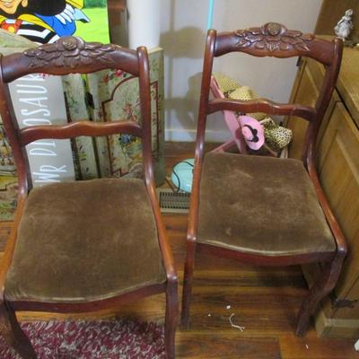 Pair Of Vintage Chairs - F