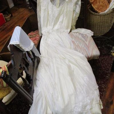 Vintage Wedding Dress - F