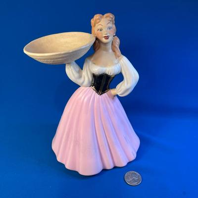 50â€™S SERVING WENCH FIGURINE SMALL BLEM REPAIRED