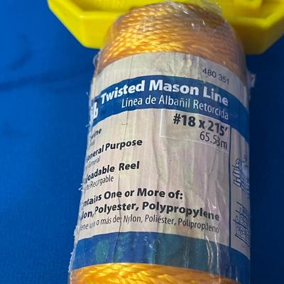 SPOOL OF TWISTED MASON LINE ON REEL 
