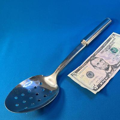 METAL SLOTTED/PERFORATED SPOON 12â€ LONG