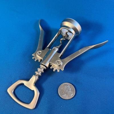 NICKEL FINISH WINE CORKSCREW