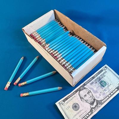 BOX OF GAME PENCILS 102 CT. MOST LIKE NEW