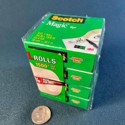 4 ROLLS SCOTCH MAGIC TAPE NEW IN PACKAGE
