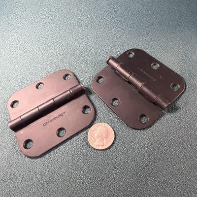 PAIR BLACK METAL 3â€ HINGES