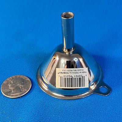 NEW SMALL STAINLESS FUNNEL 2â€ TALL