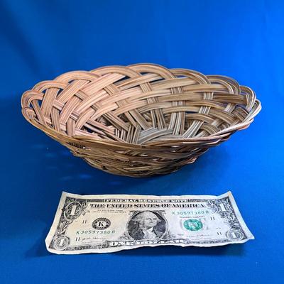 10â€ DIAMETER WICKER BASKET