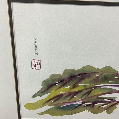 936 Original Watercolor "Beets" by Virginia Perram