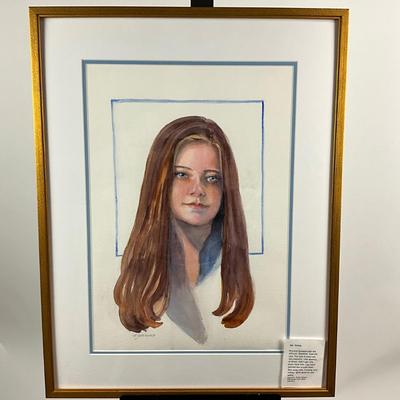 937 Original Watercolor "Emma" by Virginia Perram