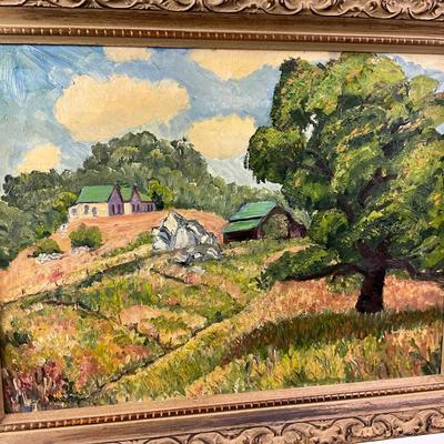 977 Original Impressionist Landscape Signed