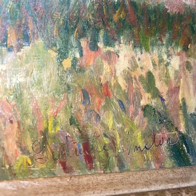 977 Original Impressionist Landscape Signed