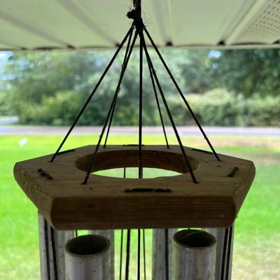 53â€ Metal & Wood Wind Chime