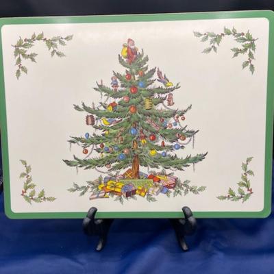 Spode Pimpernel Christmas Tree Placemats - in Box