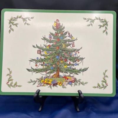 Spode Pimpernel Christmas Tree Placemats - in Box