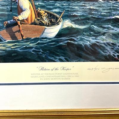 978 Signed and Numbered John Barbour "Return of the Keeper"