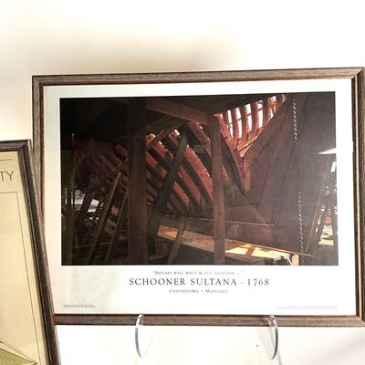 980 Pride of Baltimore and Sultana Framed Print