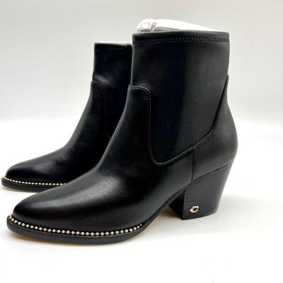 NEW COACH PELL LEATHER BOOTIE Size 6.5