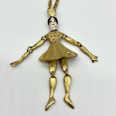 Polcini BALLERINA Brooch/Pendant & Necklace