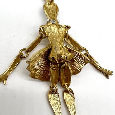 Polcini BALLERINA Brooch/Pendant & Necklace