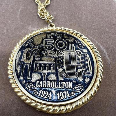 1974 Carrollton 50 Years Member N.O.Medallion