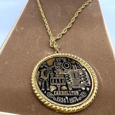 1974 Carrollton 50 Years Member N.O.Medallion