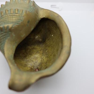 Brass Conch Seashell Bowl/Decor