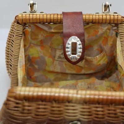 Vintage Woven Purse - Made in British Hong Kong