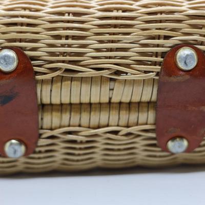 Vintage Woven Purse - Made in British Hong Kong