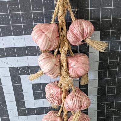 Garlic on String + Shell