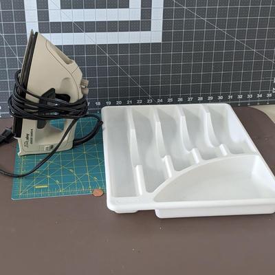 Iron + Silverware Tray