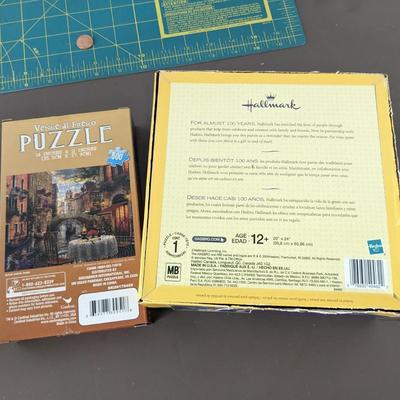 Air Hockey game & 2 puzzles