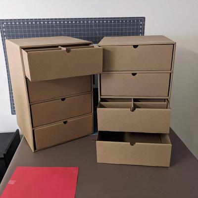 Cardboard Storage Drawers